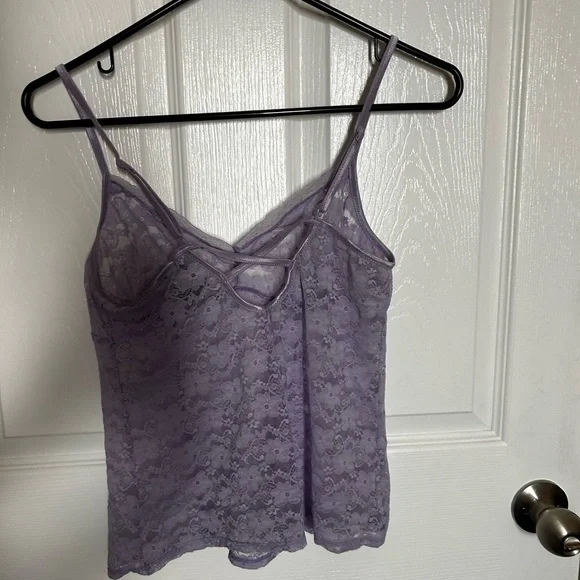 Apt. 9 lingerie top, purple, S - Picture 3 of 4